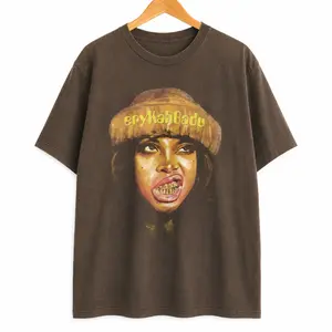 Erykah 90s Music Rock, Gifts for Fans, Graphic Tour Shirt, Erykah Badu Concert Shirt Classic Cotton Unisex T-shirt