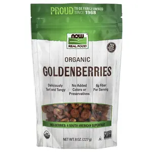 NOW Foods Real Food, Organic Goldenberries, 8 oz (227 g)