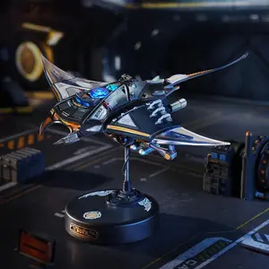 Graduation Gift ROKR Mechanical Manta Ray 3D Model Puzzle for Adults & Teens STEM Building Kit with LED Lights & Dual-wing Biomimetic Flapping MI06 Unique Desk Decor