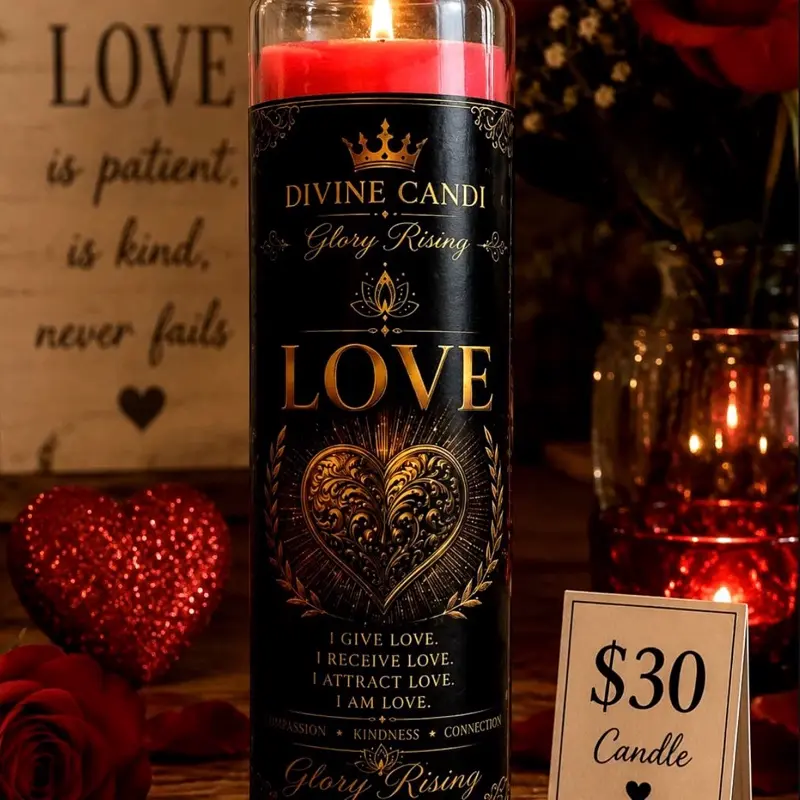 Glory Rising Love Intention Candle