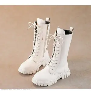 Viral Combat Boots Girls |    Daily comfort  Durable and practical Gothic Demon Hunter Single Boots, Daily Shoes Non-Slip Lightweight Halloween Cosplay Most Likely to Eat Santa's Ice Cream T-Shirt