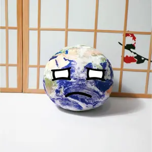 Countryballs Plush Doll Earth Moon Mars Venus Sun Jupiter Mercury Saturn Uranus Neptune Ball Polandball Stuffed Pillow Toy Gift