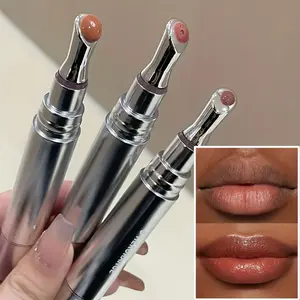 HERORANGE tinted lip gloss Balm is a moisturizing and plumping lip color suitable for both men and women, perfect for spring and summer. It nourishes lips and makes them fuller. A perfect Valentine's Day gift.