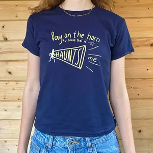 To Prove that it Haunts Me baby tee inspired by Gracie Abrams song I Love You, I'm Sorry