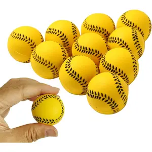20 Pack Mini  Baseballs 1.6-Inch Pitching Machine Baseball -  for Hitting Practice and Pitching Improve Your Batting Accuracy  Black Stitching