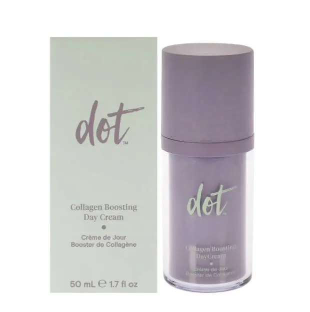 dot Collagen Boosting Day Cream Hydrating Daily Face Moisturizer With Feminage – Good For Dry, Uneven Tone And Skin Density Menopause Skincare For All Skin Types 1.7 oz