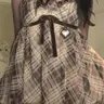 Women's Plaid Print Bow Decor Cami Top, Sleeveless Printed Top, Comfy Elegant Draped Spaghetti Strap Camisole for Summer, Casual Chic Ladies' Clothes for Daily Wear