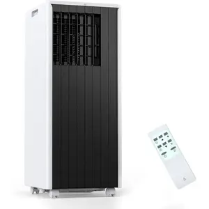 Portable Air Conditioners, 8,000 BTU AC Unit with Remote Control, Fan/Dehumidifier Mode, Sleep Mode, Child Lock, LED Touch Panel, Window Kit, Cools Room Up to 350 Sq.Ft. White Aircon Inverter Household Durable Multi Function Aircondi