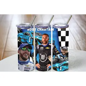 Ross Chastain Tumbler, 20oz Travel Mug, Gift for racing fan, NASCAR fan