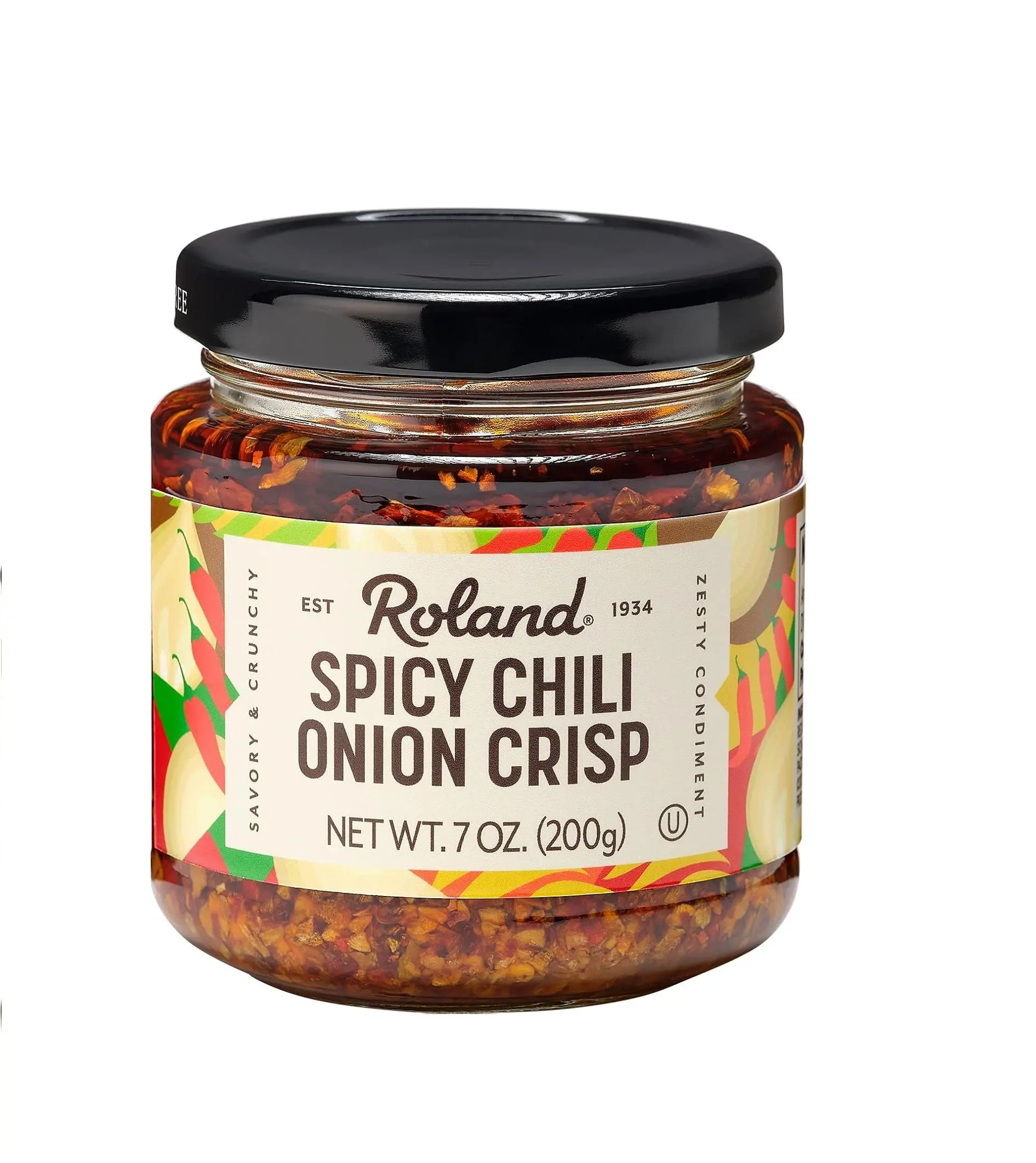 Roland Foods Spicy Chili Onion Crisp, 7 Ounce
