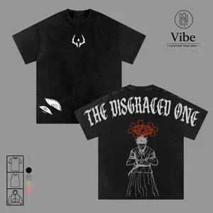 Sukuna “The Disgraced One” Vintage Washed Oversized Gym T-Shirt, Tank Top – Jujutsu Kaisen Anime Graphic Tee, Ryomen Sukuna Curse King Manga Shirt, Streetwear Casual Apparel, Unisex Top, Gift for JJK Fans