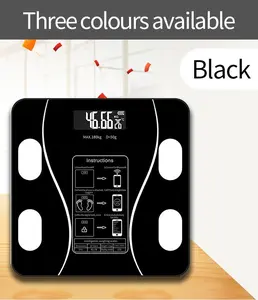Cartoon Smart Body Fat Scale, Rechargeable Bluetooth Digital Weight Scale, High Precision Body Composition Analyzer for Home Use