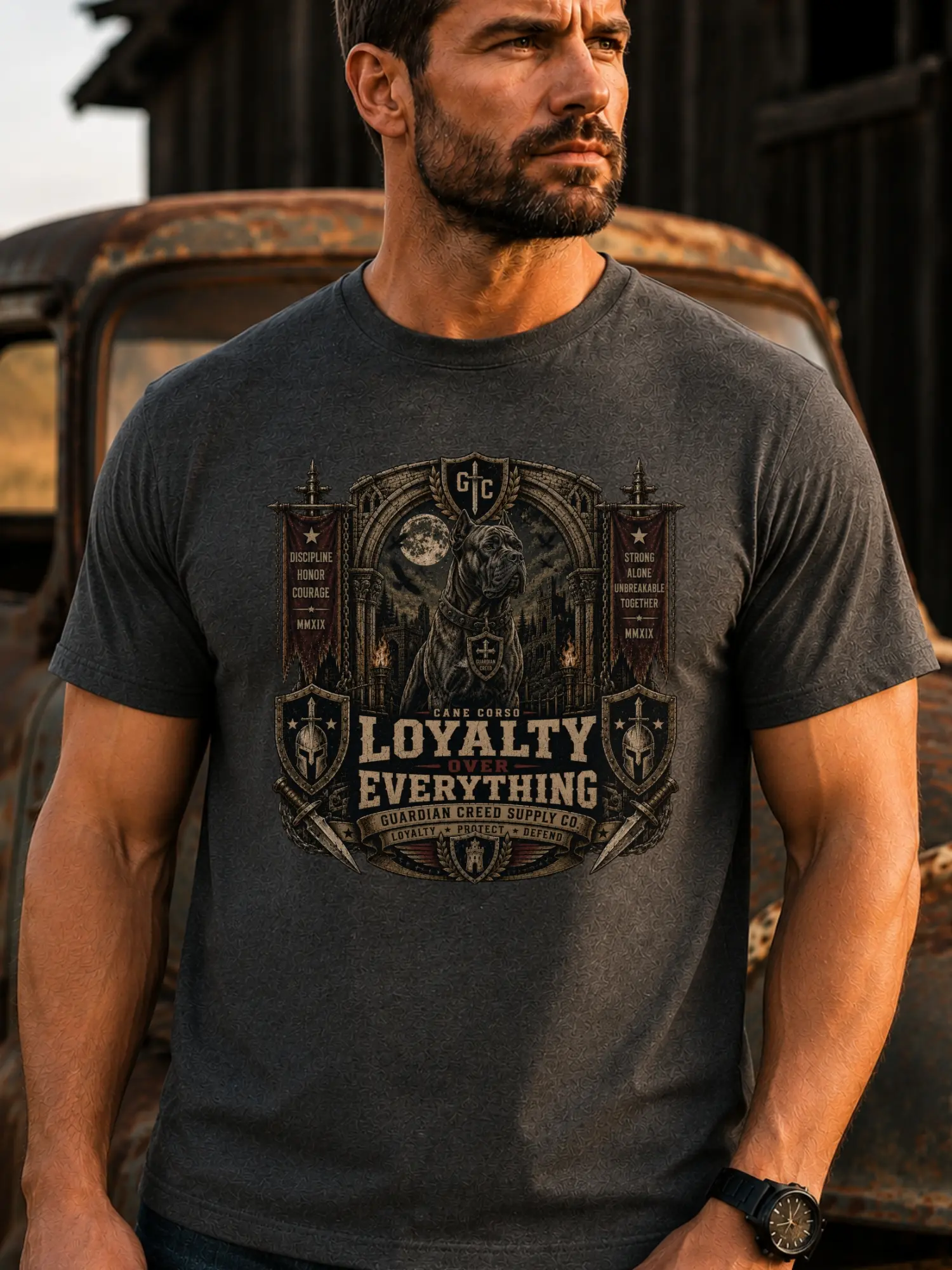 Cane Corso Shirt | Loyalty Over Everything Vintage Tee | Cane Corso Gift For Him | Cane Corso Gift For Her
