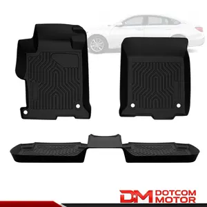 TPE Floor Mats Liners Waterproof 3D Molded  Fit For 13-17 Sedan Honda Accord