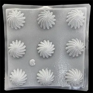 Kitchen Plastic Gelatin Mold -Princess Dress 9 cavities