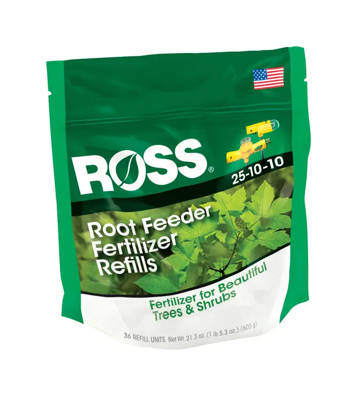 Ross Root Feeder Fertilizer Refill, Specialty Garden Tool Accessory for Trees & Shrubs
