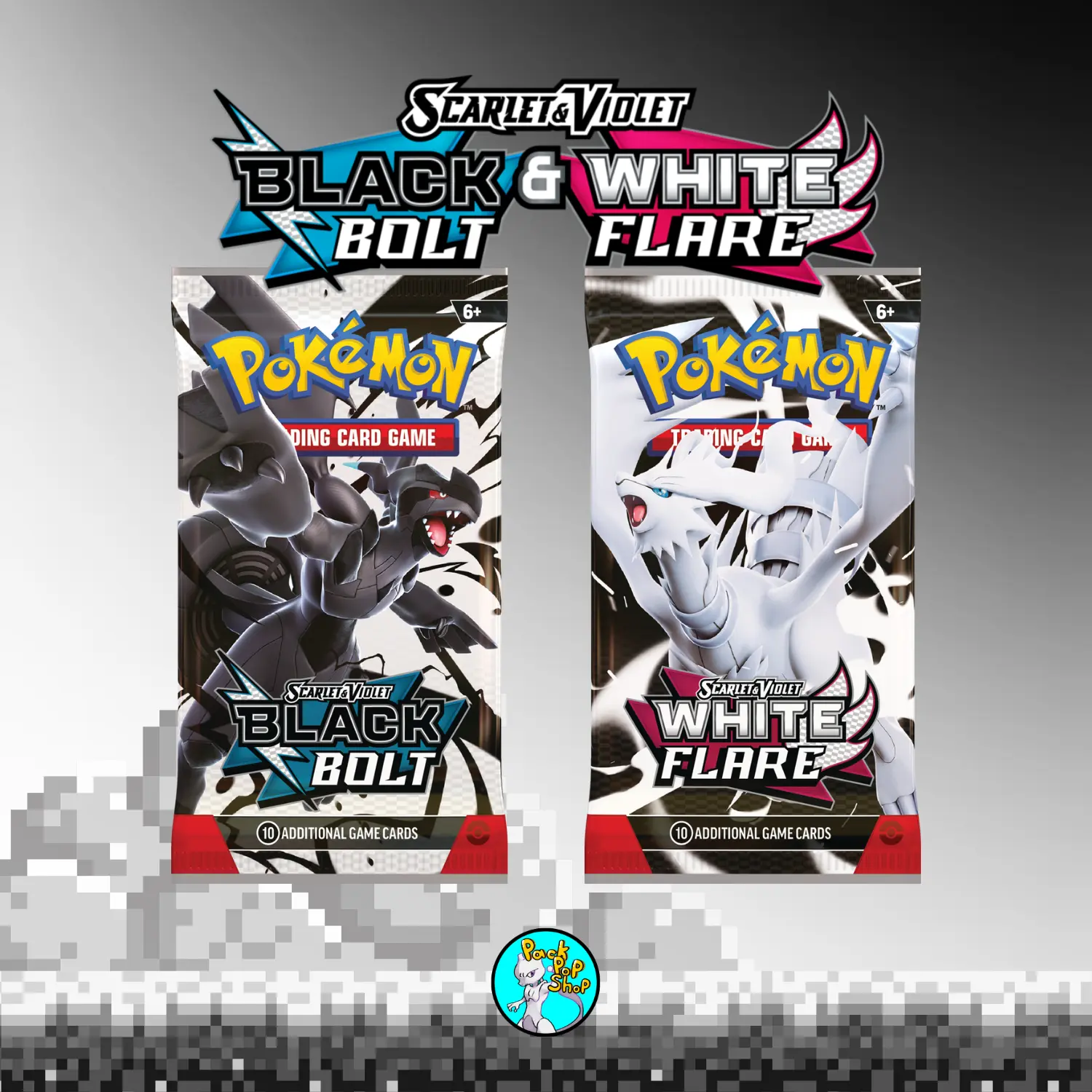 Black Bolt & White Flare Booster Packs Pokemon - TikTok Shop