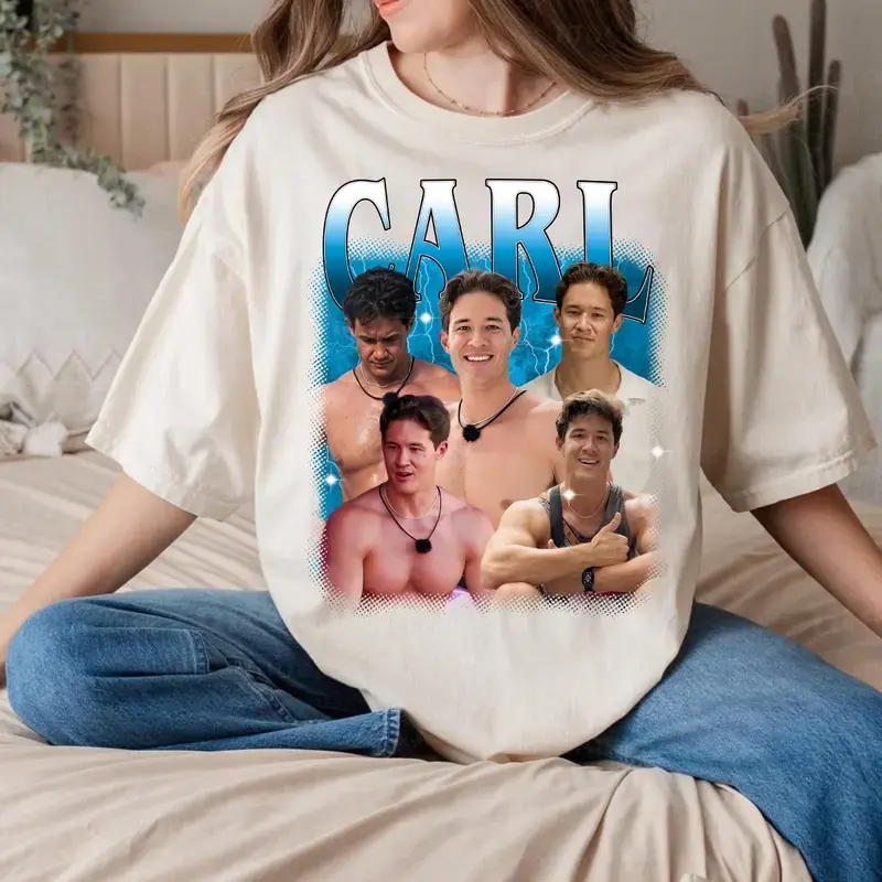Carl Love Island USA Vintage Graphic T-Shirt | Unisex Reality TV Fan Tee