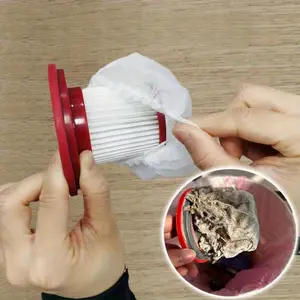 50pc Disposable Vacuum Cleaner Filter Element, Universal Non-Woven Fabric Filter Accessories For Vacuum Cleaner