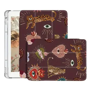 Suitable for iPad10.2 Protective Case, Compatible with iPad Air4/5/6, Suitable for iPad7/8/9th Generation, Pro11-inch and iPad10th/iPad9.7-inch, Sleep/Wake Function, Ultra-Thin, Soft Shell, Full Coverage Protection Computer Tablet
