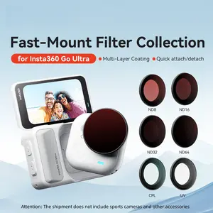Insta360 Go Ultra Quick-Release Filter Protection Lens, Shadow Stone Sports Camera Accessories, Durable & Lightweight Design