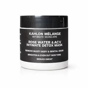 KMISKINCARE Intimate Detox Treatment Mask for Body Odor - Helps Rebalance & Refresh Skin - Exfoliates Hydrates Softens & Supports Long Lasting Freshness - Body Care