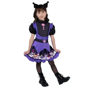 Girl's Kuromi Hello Kitty Costume Dress