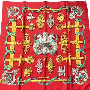 Authentic Hermes Ferronnerie 90cm Silk Scarf