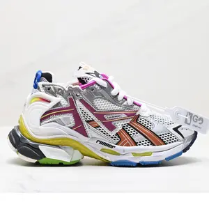 2026 genuine high-end luxury running shoes, 7.5 generation sports shoes, vintage distressed style, unisex trendy product