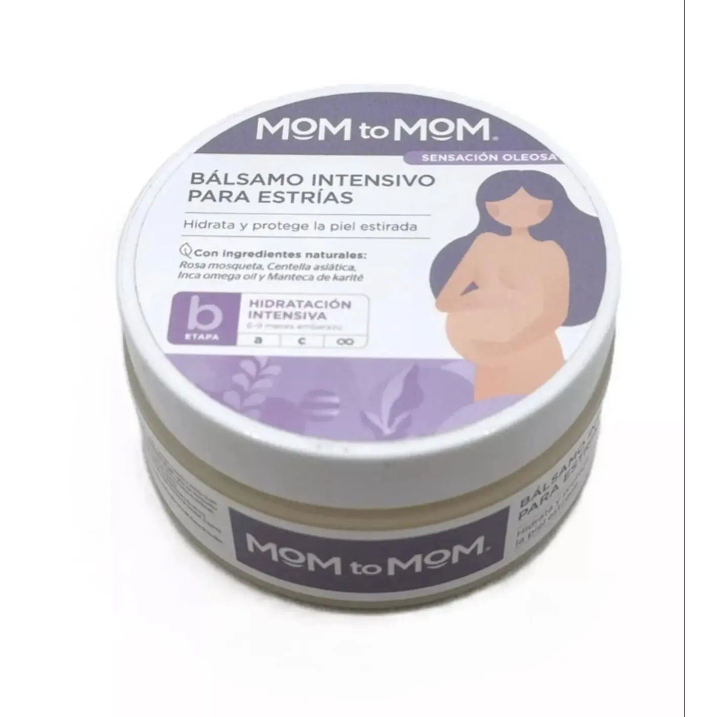 MOM TO MOM - Intensive Stretch Mark Balm, 4.9 oz, Pregnancy Care Stage B