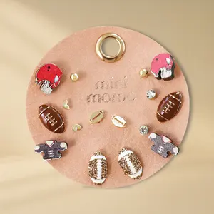 Football Sports Earring Multi Set - Assorted Cute Studs for Sports Fans or Football Moms
