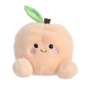 Palm Pals Adorable Mellow Peach 5 inch Pink Mini Soft Plush Collectable Stuffed Animal