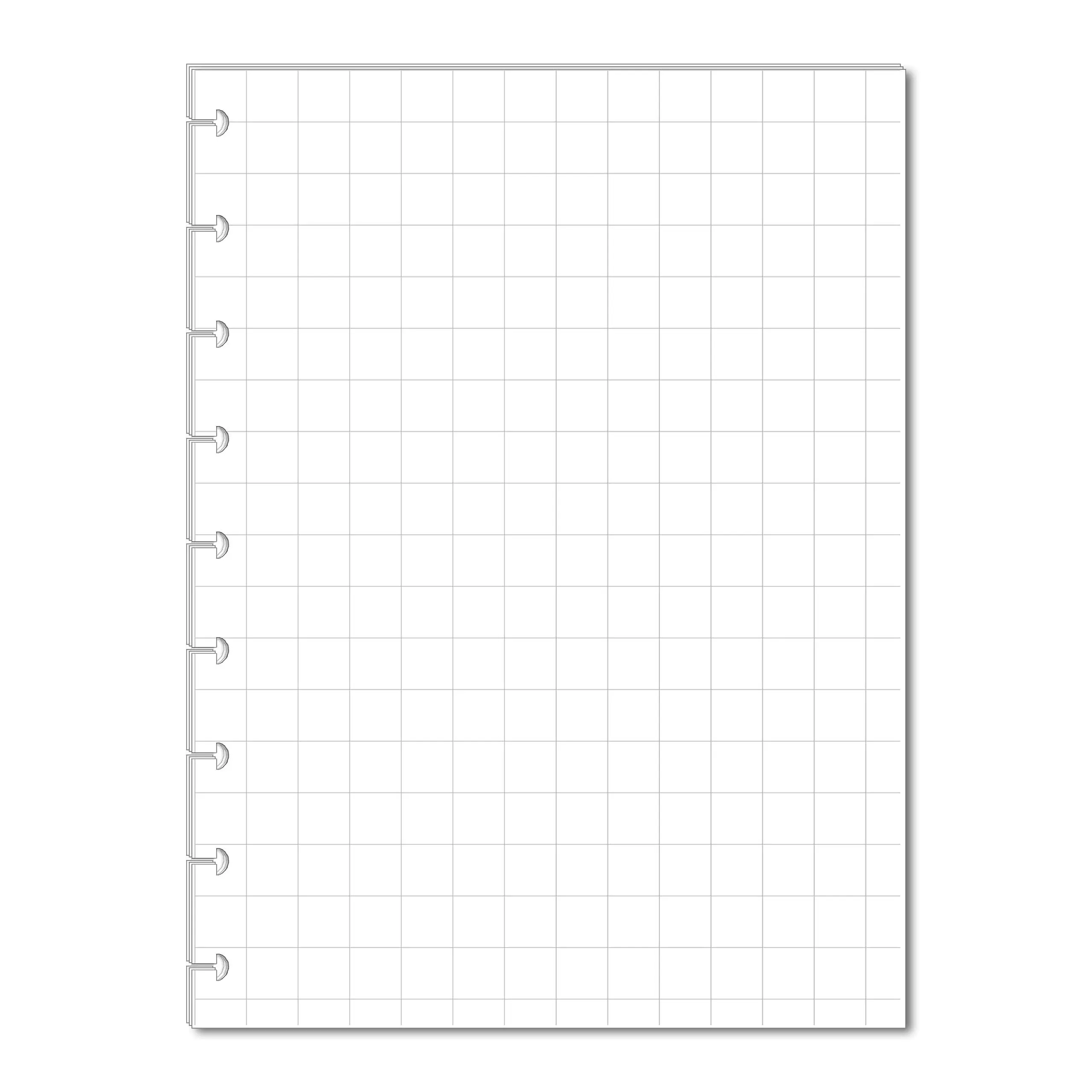 Grid Notes Refill Pages fits 9-Disc Classic Happy Planners, Notes Refills, Pre-punched Happy Planner Inserts