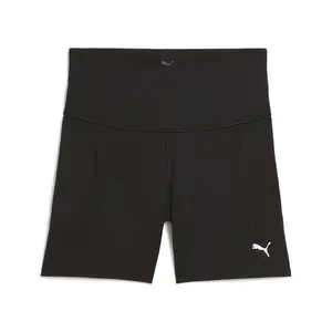 PUMA Womens Cloudspun 5 Inch High Waist Shorts Casual Bottoms Casual - Black