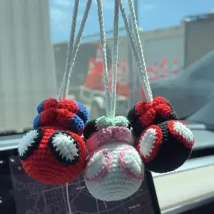 Handmade Crochet Spider Car Charm, Handmade Superhero Dog Plush, Birthday Gift