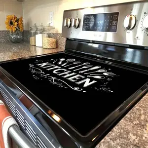 One Piece of Kitchen Tools Featuring a Sparkling Rubber Stove Cover, a Decorative Vinyl Protector for Ovens And Microwaves,  Ideal for Festive Cooking Occasions And Catering Kitchens, Serving As a Stove Top Shield And I