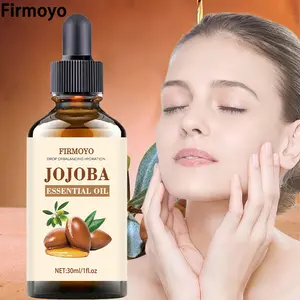Pure Jojoba Oil 1.01 Liquid Ounce, Moisturizing Essential Oil, Balances Oil Levels, Repairs Damaged Skin, Reduces Fine Lines and Wrinkles, Unisex