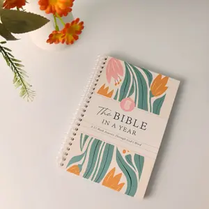 Bible in a Year 52-Week Reading Planner | Spiral-Bound Scripture Journal for Daily Scripture Reading & Spiritual Growth