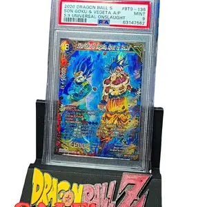 Dragon Ball Z Son Goku & Vegeta Apex of Power 2020 Collectible Card #BT9-136 PSA 9 Mint Condition 63147562
