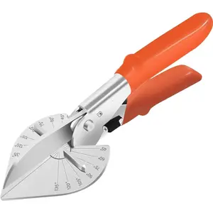 Multi Angle Miter Shear , Adjustable at 45 To 135  With Safety Lock Hand Tools for  Plastic, PVC and Molding Trim