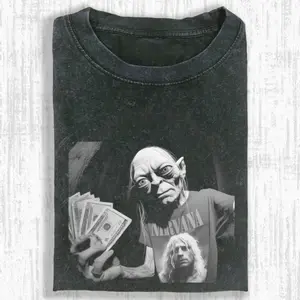 Gollum shirt, Gollum Rock and Roll T-Shirt, Funny LOTR Tee, Gollum Meme Shirt, LOTR sweatshirt, Rock and Roll Fantasy Shirt, Meme shirt, LOTR Fans