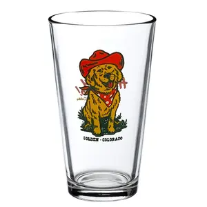 Golden Dog Days Pint Glass