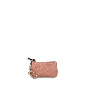 Pre-owned GUCCI Leather Small Leather Goods Pink Swing Key Pouch