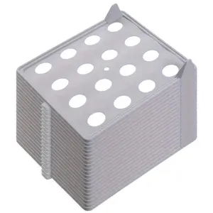 PrimPick 20 Pcs T-Shirt Organizer Board Set, White Stackable Clothing Storage, Shirt Organizer for Closet and Shelves, Plastic Foldable T-Shirt Stacker with Breathable Design for Wrinkle-Free Clothes