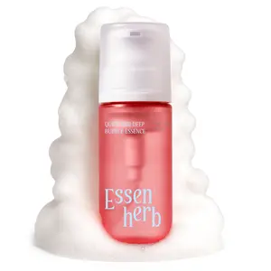 Essenherb Quick And Deep Bubble Essence, Hyaluronic Acid, Peptide &Hibiscus Collagen, Lightweight, Fast-Absorbing Bubble Texture for Radiant, Plump Skin,3.28 fl oz, Korean Skin Care
