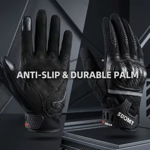 All Season Shock Absorbing Climbing Gloves Carbon Fiber Full Finger Winter Ski Cycling Mountain Bike Wrist Support Outdoor Wear Resistant Anti Slip Breathable Lightweight Flexible Protective Gear Hiking Riding Snow Sports Comfort Durable for Men Women