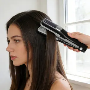 Electric Hair Split Ends Trimmer, USB Rechargeable Portable Frizz Remover, Professional Precise Split End Cutter, No Hurt Healthy Hair Grooming Tool, Damaged Dry Hair Repair Device, Ideal Beauty Gift for Women