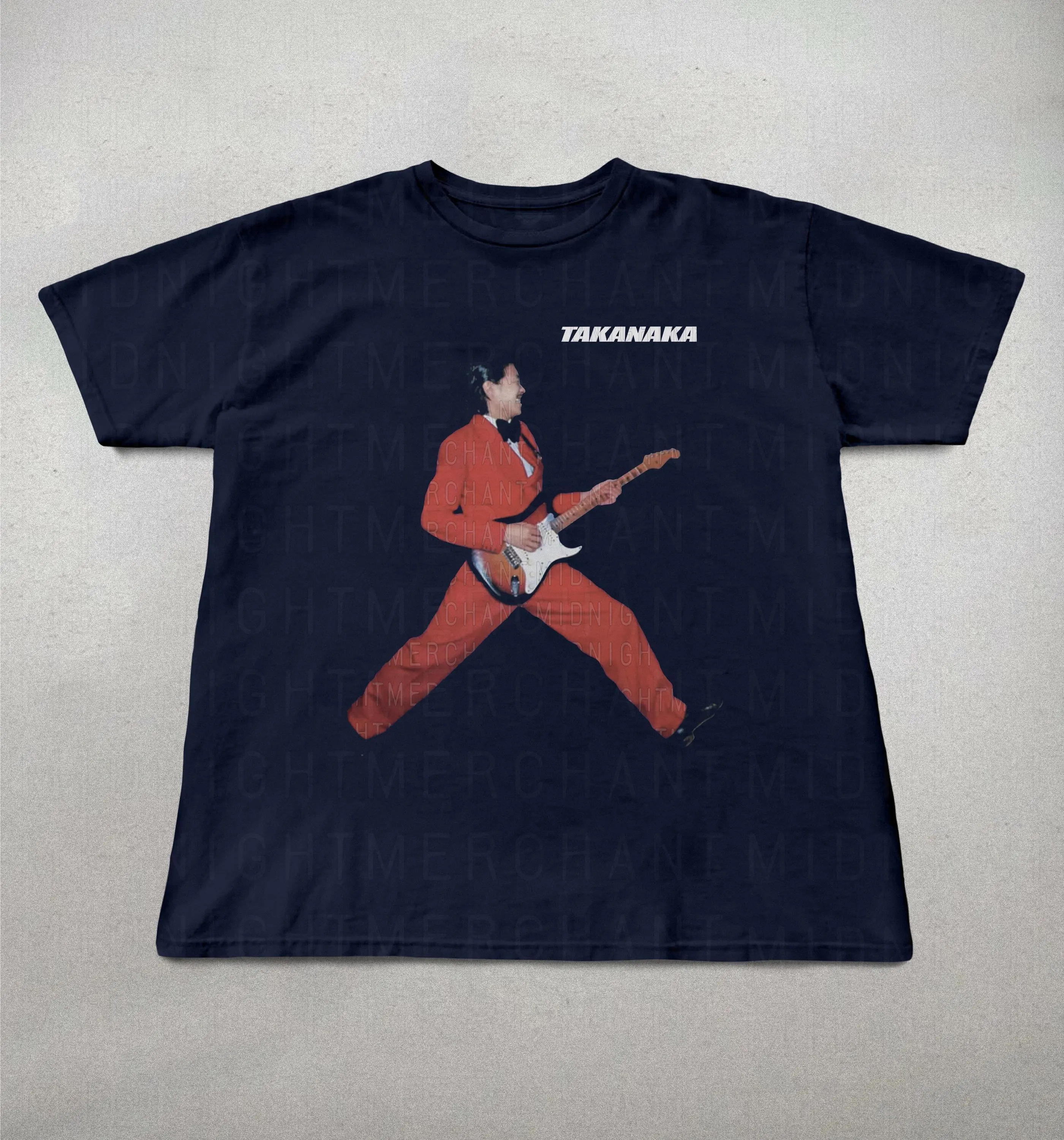 Men's Soft Round Neck Short-Sleeve T-Shirt - Masayoshi Takanaka