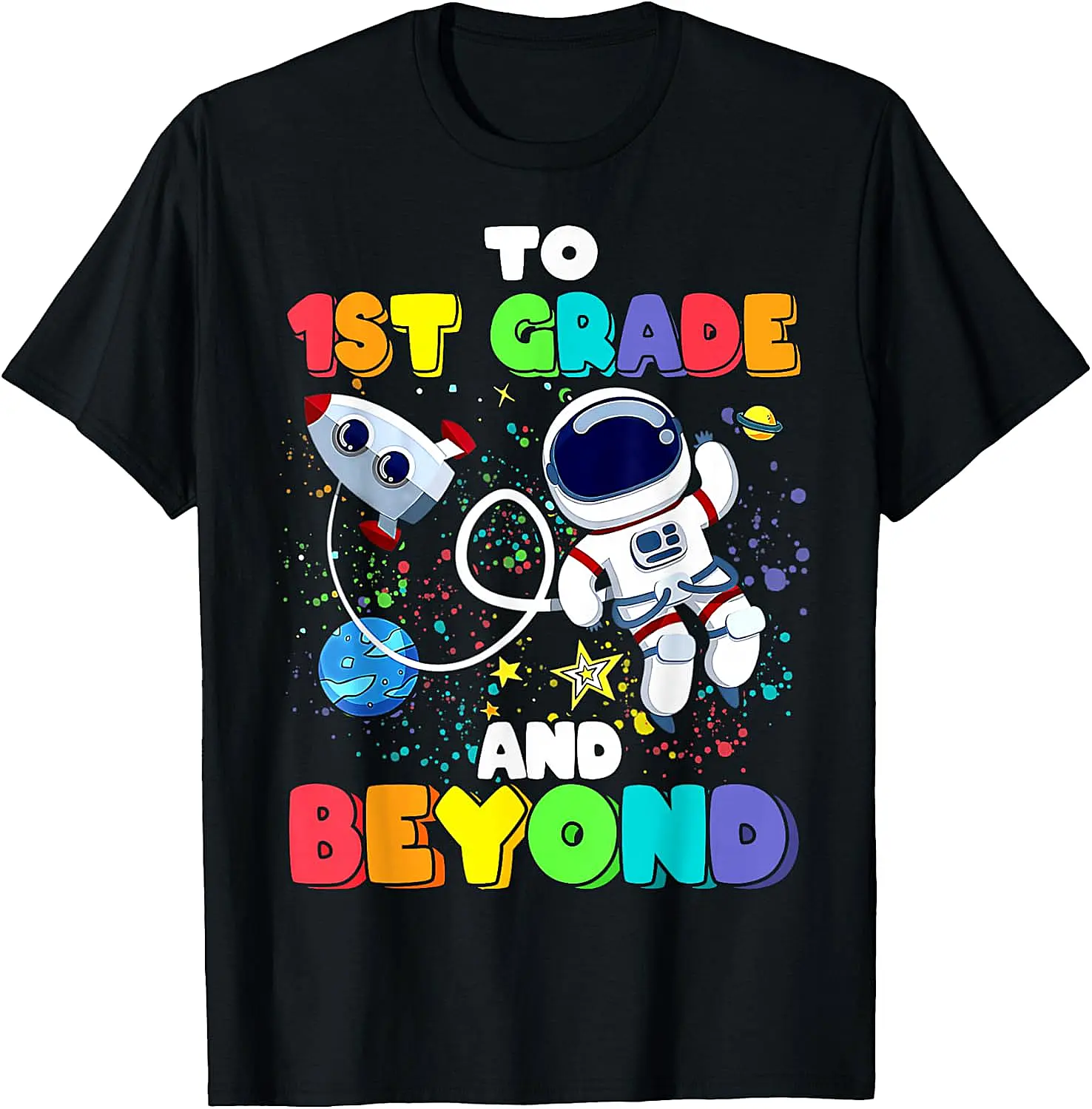 Grade & Beyond Astronaut Back to School T-Shirt