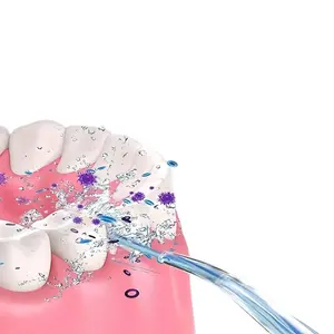 Smart Water Flosser with Precision Pressure Control & 360 Degree Rotating Nozzle, Replaceable Heads, Home & Travel Oral Irrigator, Water Dental Flossers